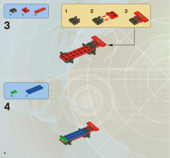 LEGO 8486 instructions page 4 – build guide