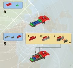 LEGO 8486 instructions page 5 – build guide