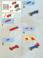 LEGO 8487 instructions page 3 – build guide