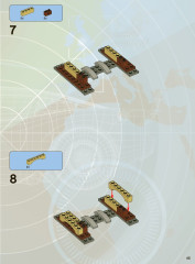 LEGO 8487 instructions page 45 – build guide