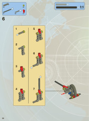 LEGO 8487 instructions page 58 – build guide
