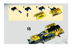 LEGO 8490 instructions page 33 – build guide