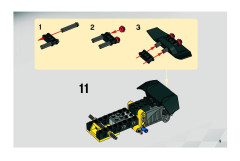 LEGO 8490 instructions page 9 – build guide