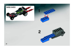 LEGO 8492 instructions page 20 – build guide