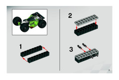 LEGO 8492 instructions page 3 – build guide