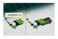 LEGO 8492 instructions page 6 – build guide