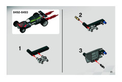LEGO 8493 instructions page 25 – build guide