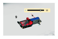 LEGO 8493 instructions page 9 – build guide