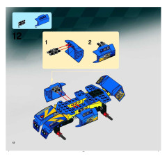 LEGO 8494 instructions page 12 – build guide