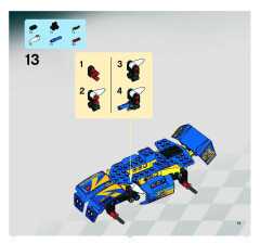 LEGO 8494 instructions page 13 – build guide