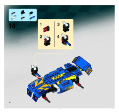 LEGO 8494 instructions page 14 – build guide