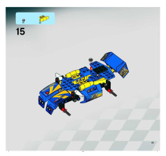 LEGO 8494 instructions page 15 – build guide