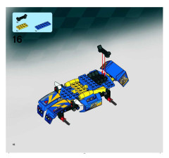 LEGO 8494 instructions page 16 – build guide