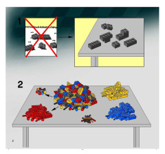 LEGO 8494 instructions page 2 – build guide