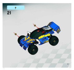 LEGO 8494 instructions page 21 – build guide