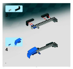 LEGO 8494 instructions page 4 – build guide