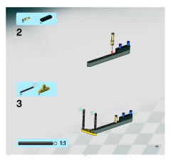 LEGO 8494 instructions page 45 – build guide