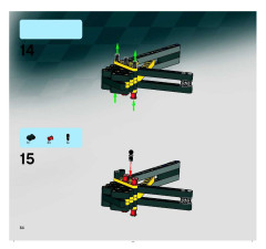 LEGO 8494 instructions page 54 – build guide