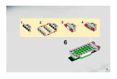 LEGO 8495 instructions page 13 – build guide