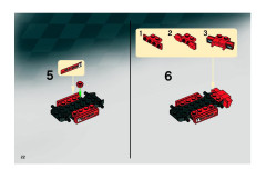 LEGO 8495 instructions page 22 – build guide