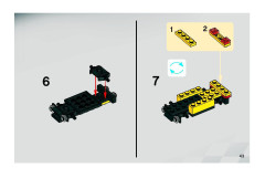 LEGO 8495 instructions page 43 – build guide