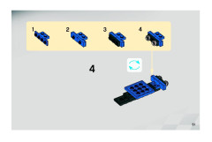 LEGO 8495 instructions page 51 – build guide