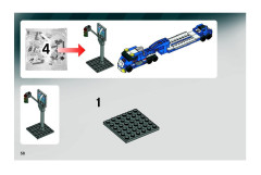 LEGO 8495 instructions page 58 – build guide