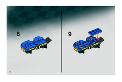 LEGO 8495 instructions page 6 – build guide