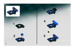 LEGO 8495 instructions page 8 – build guide