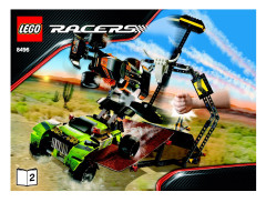 LEGO 8496 instructions page 1 – build guide