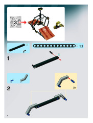 LEGO 8496 instructions page 2 – build guide