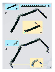 LEGO 8496 instructions page 3 – build guide