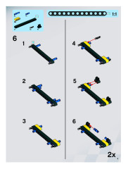 LEGO 8496 instructions page 5 – build guide