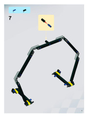 LEGO 8496 instructions page 7 – build guide