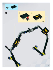 LEGO 8496 instructions page 9 – build guide