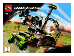 LEGO 8496 instructions page 1 – build guide