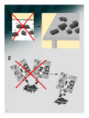 LEGO 8496 instructions page 2 – build guide