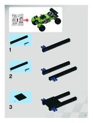 LEGO 8496 instructions page 3 – build guide