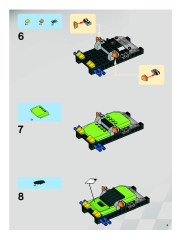 LEGO 8496 instructions page 5 – build guide