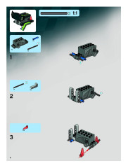 LEGO 8496 instructions page 8 – build guide