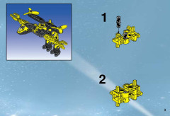 LEGO 8504 instructions page 3 – build guide