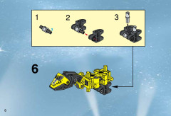 LEGO 8504 instructions page 6 – build guide