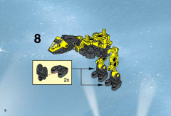 LEGO 8504 instructions page 8 – build guide