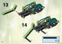 LEGO 8509 instructions page 10 – build guide
