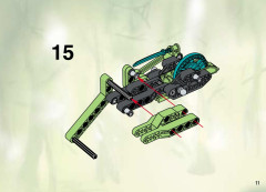 LEGO 8509 instructions page 11 – build guide