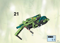 LEGO 8509 instructions page 17 – build guide