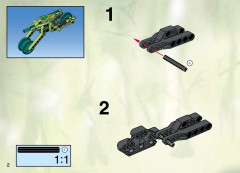 LEGO 8509 instructions page 2 – build guide