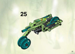 LEGO 8509 instructions page 21 – build guide