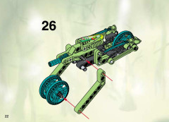 LEGO 8509 instructions page 22 – build guide