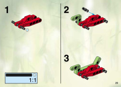 LEGO 8509 instructions page 29 – build guide